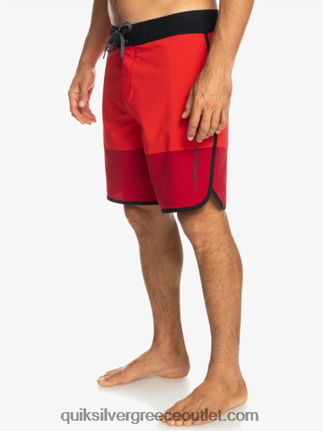 Σορτς σανίδας highlite scallop 19 Quiksilver άνδρες 66LP8432 κόκκινο υψηλού κινδύνου