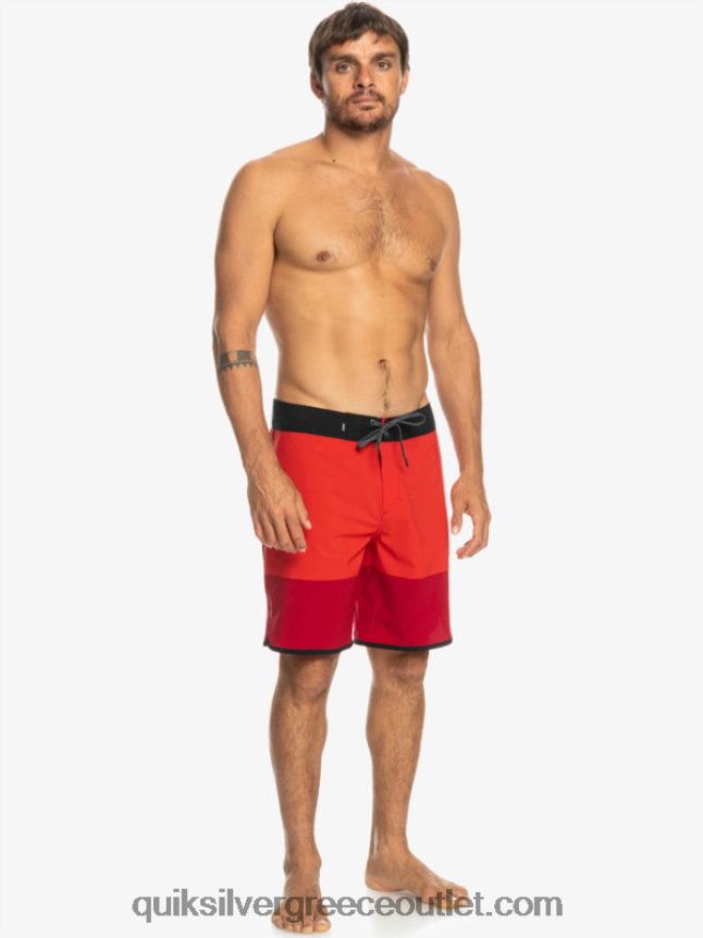 Σορτς σανίδας highlite scallop 19 Quiksilver άνδρες 66LP8432 κόκκινο υψηλού κινδύνου