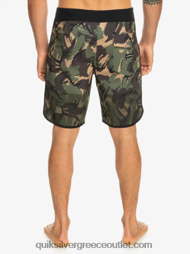 Σορτς σανίδας highlite scallop 19 Quiksilver άνδρες 66LP8433 camo