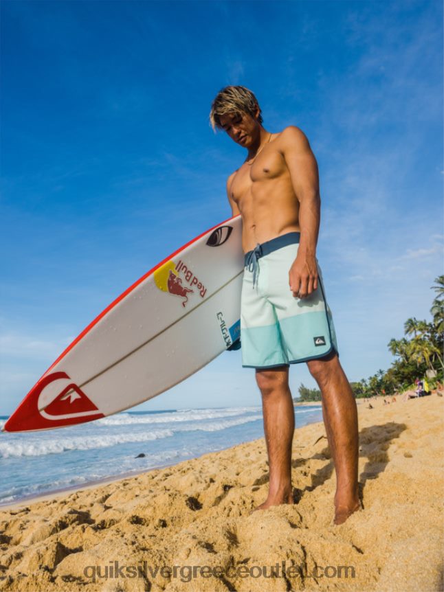 Σορτς σανίδας highlite scallop 19 Quiksilver άνδρες 66LP8435 γυαλί παραλίας