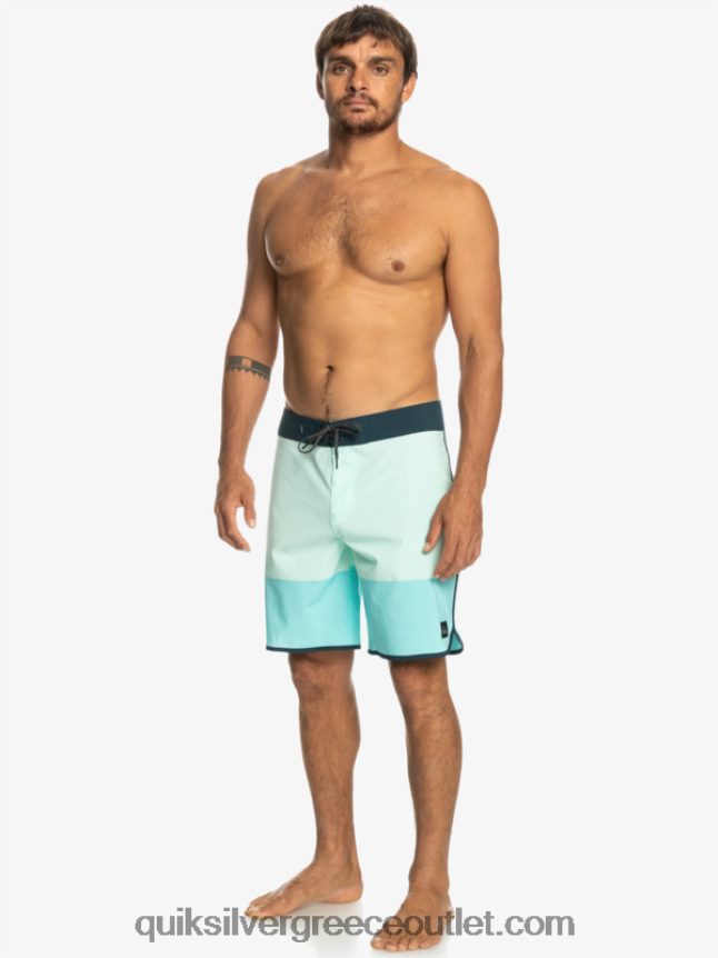 Σορτς σανίδας highlite scallop 19 Quiksilver άνδρες 66LP8435 γυαλί παραλίας