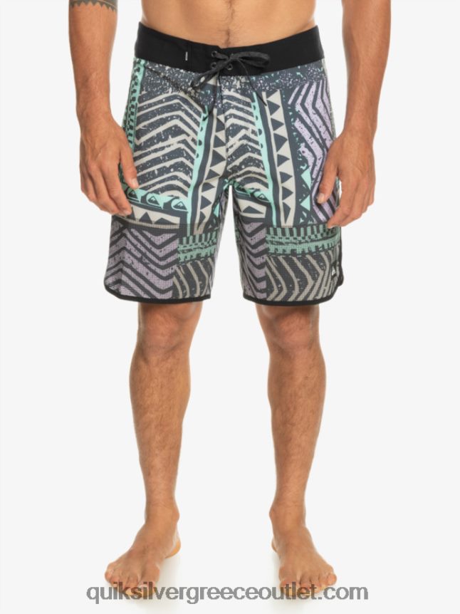 Σορτς σανίδας highlite scallop 19 Quiksilver άνδρες 66LP8436 μεσάνυχτα ναυτικό
