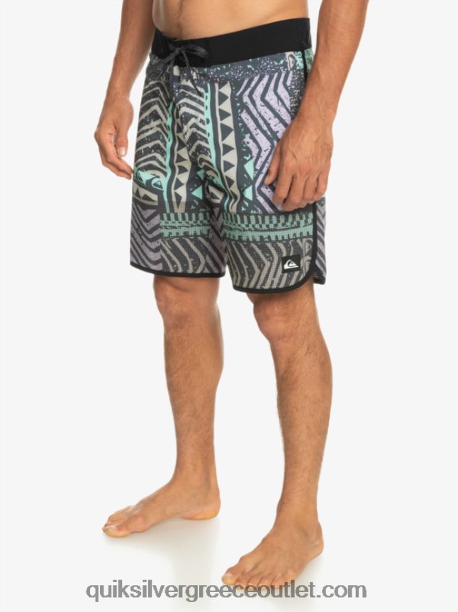 Σορτς σανίδας highlite scallop 19 Quiksilver άνδρες 66LP8436 μεσάνυχτα ναυτικό