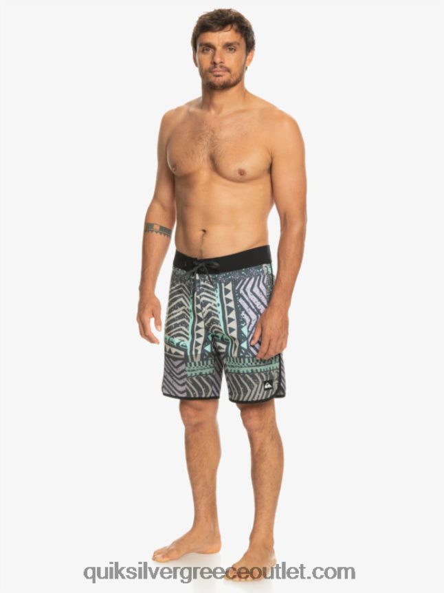 Σορτς σανίδας highlite scallop 19 Quiksilver άνδρες 66LP8436 μεσάνυχτα ναυτικό
