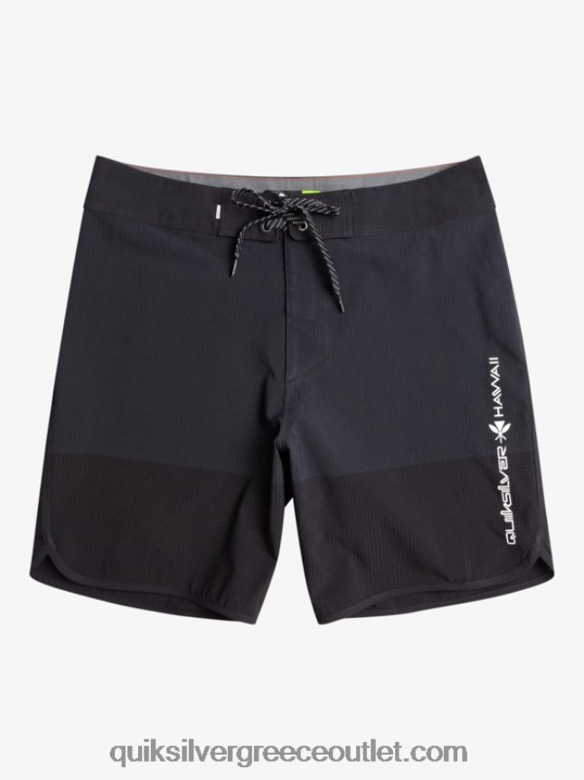 Σορτς σανίδας highlite scallop 19 Quiksilver άνδρες 66LP8437 μαύρος