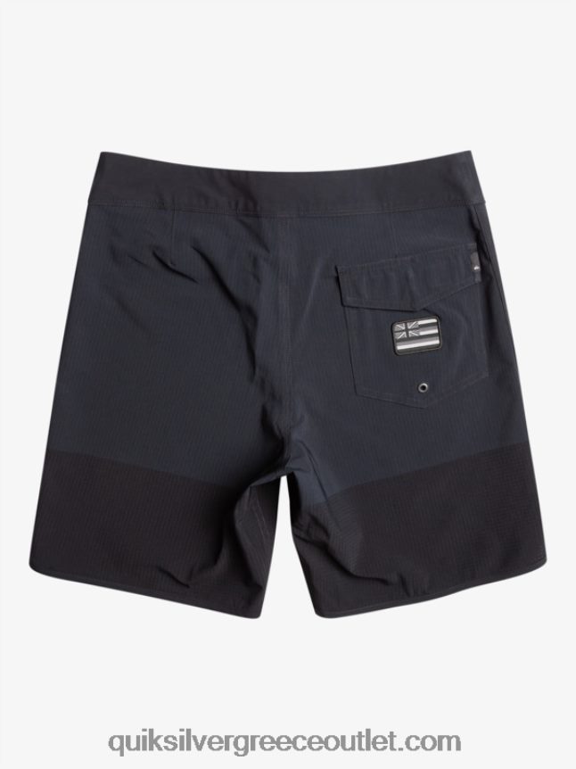 Σορτς σανίδας highlite scallop 19 Quiksilver άνδρες 66LP8437 μαύρος
