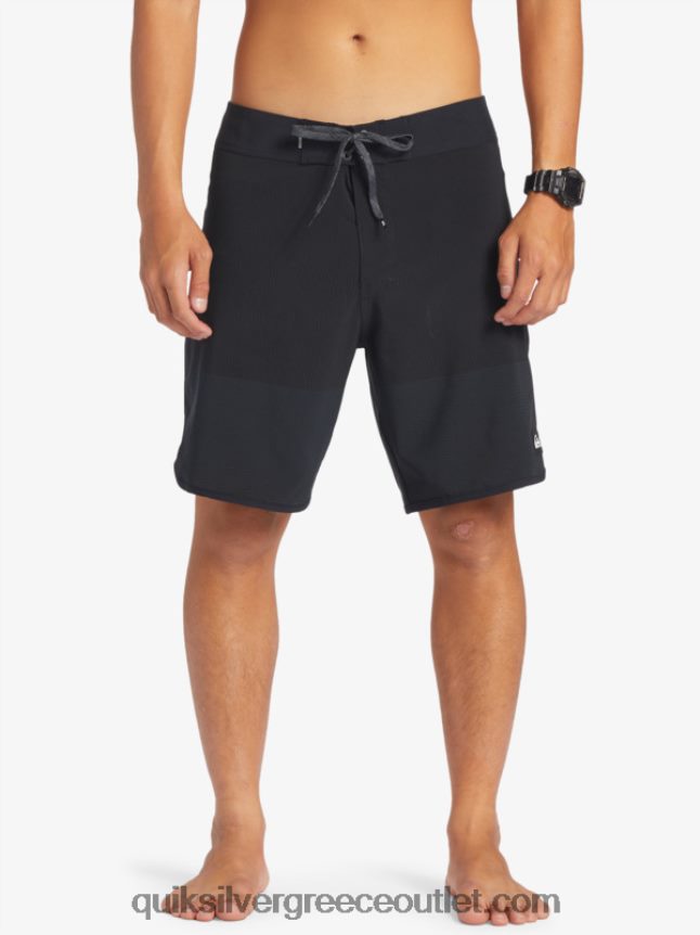 Σορτς σανίδας highlite scallop 19 Quiksilver άνδρες 66LP8437 μαύρος