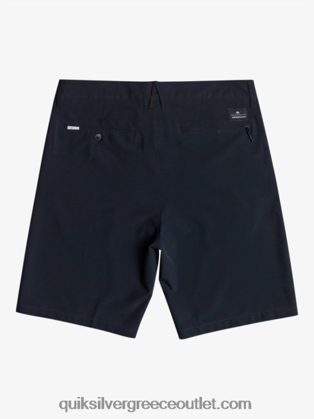 ocean union amphibian 20 υβριδικά σορτς Quiksilver άνδρες 66LP84138 μαύρος