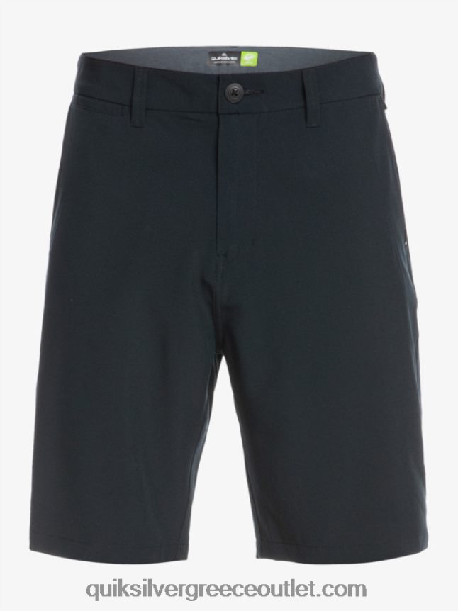 ocean union amphibian 20 υβριδικά σορτς Quiksilver άνδρες 66LP84138 μαύρος