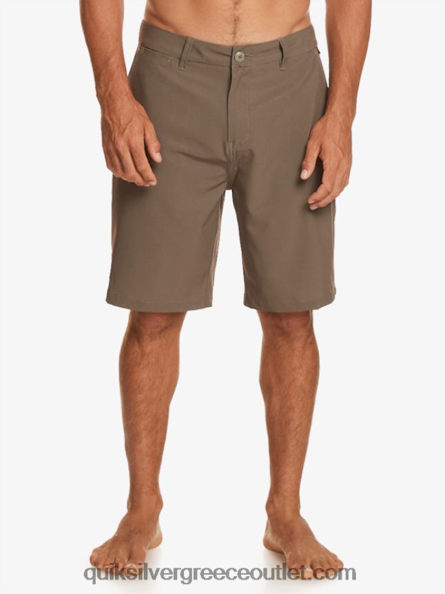 ocean union amphibian 20 υβριδικά σορτς Quiksilver άνδρες 66LP84140 μείζονα καφέ