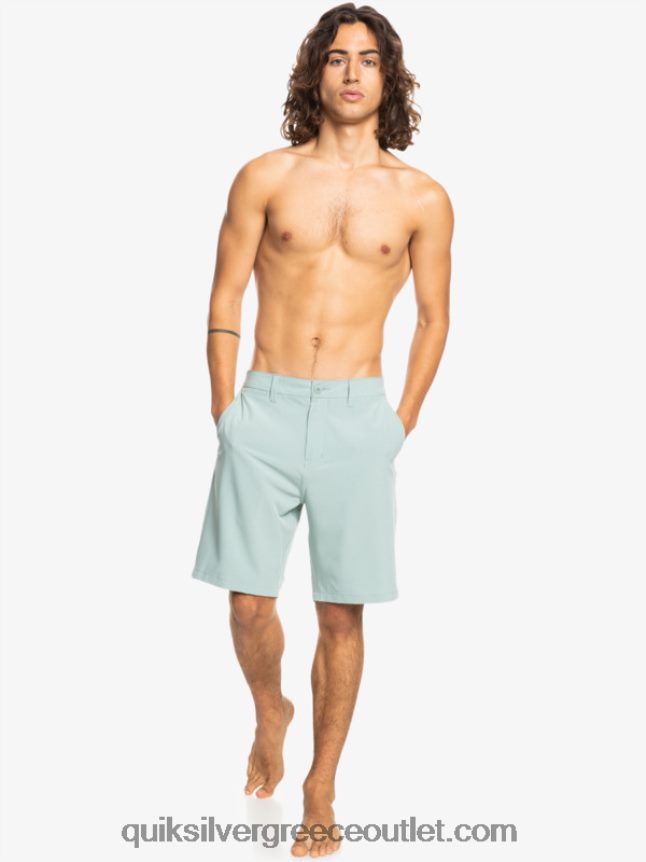 ocean union amphibian 20 υβριδικά σορτς Quiksilver άνδρες 66LP84144 πράσινο περιβάλλον