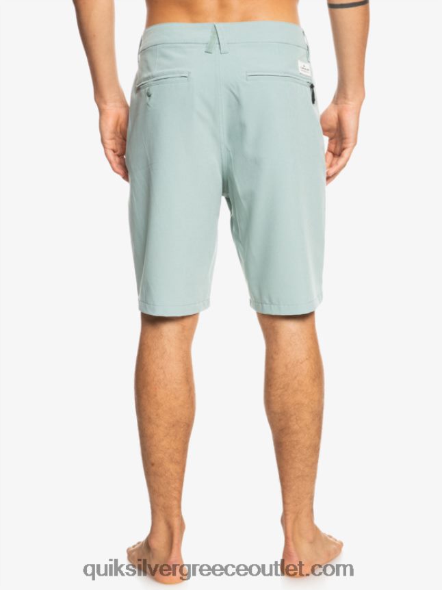 ocean union amphibian 20 υβριδικά σορτς Quiksilver άνδρες 66LP84144 πράσινο περιβάλλον