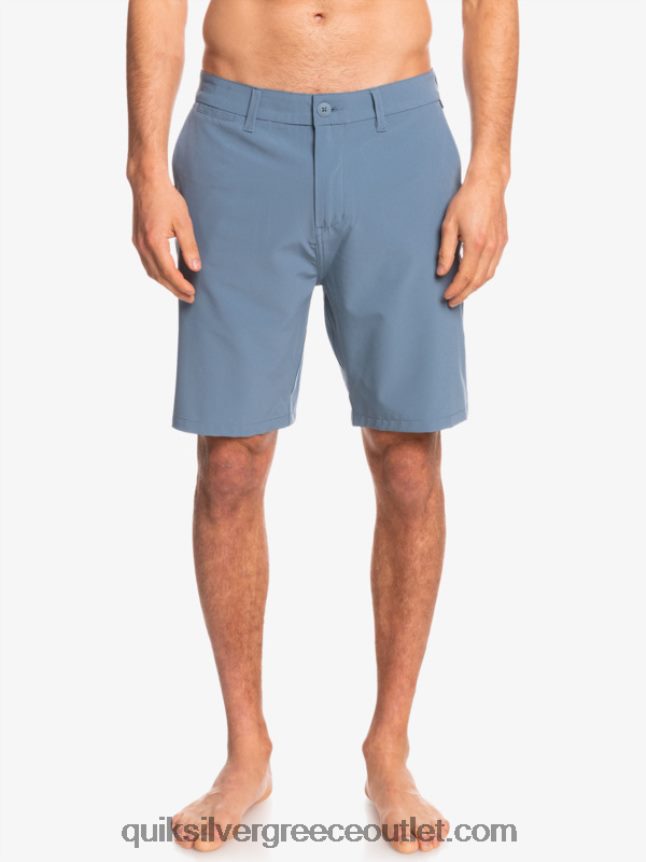 ocean union amphibian 20 υβριδικά σορτς Quiksilver άνδρες 66LP84153 μπλε αντικατοπτρισμός