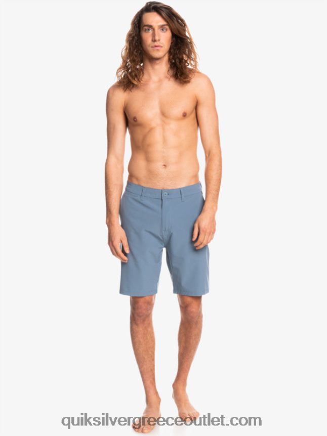 ocean union amphibian 20 υβριδικά σορτς Quiksilver άνδρες 66LP84153 μπλε αντικατοπτρισμός