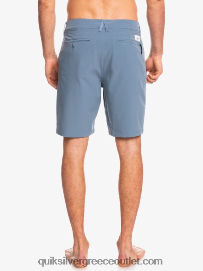 ocean union amphibian 20 υβριδικά σορτς Quiksilver άνδρες 66LP84153 μπλε αντικατοπτρισμός
