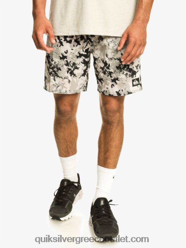 σορτς προπόνησης omni 17 Quiksilver άνδρες 66LP84793 γκρι βιολετί