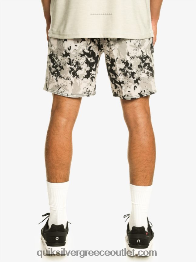 σορτς προπόνησης omni 17 Quiksilver άνδρες 66LP84793 γκρι βιολετί