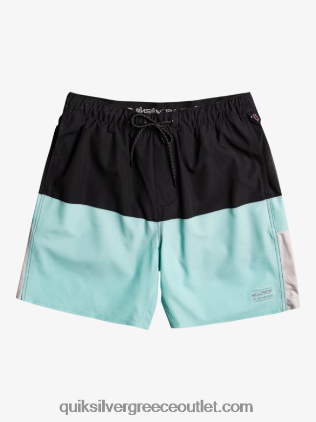 σορτς προπόνησης omni 17 Quiksilver άνδρες 66LP84794 μαύρος