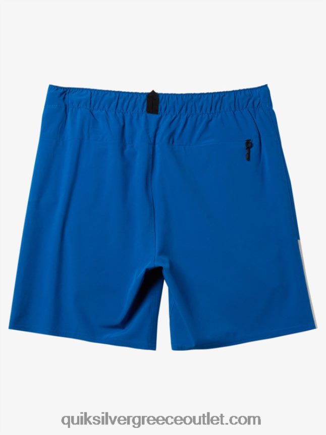 σορτς προπόνησης omni 17 Quiksilver άνδρες 66LP84795 αναπνευστήρας μπλε