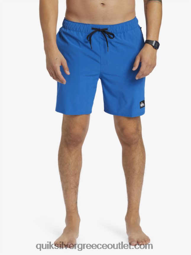 σορτς προπόνησης omni 17 Quiksilver άνδρες 66LP84795 αναπνευστήρας μπλε