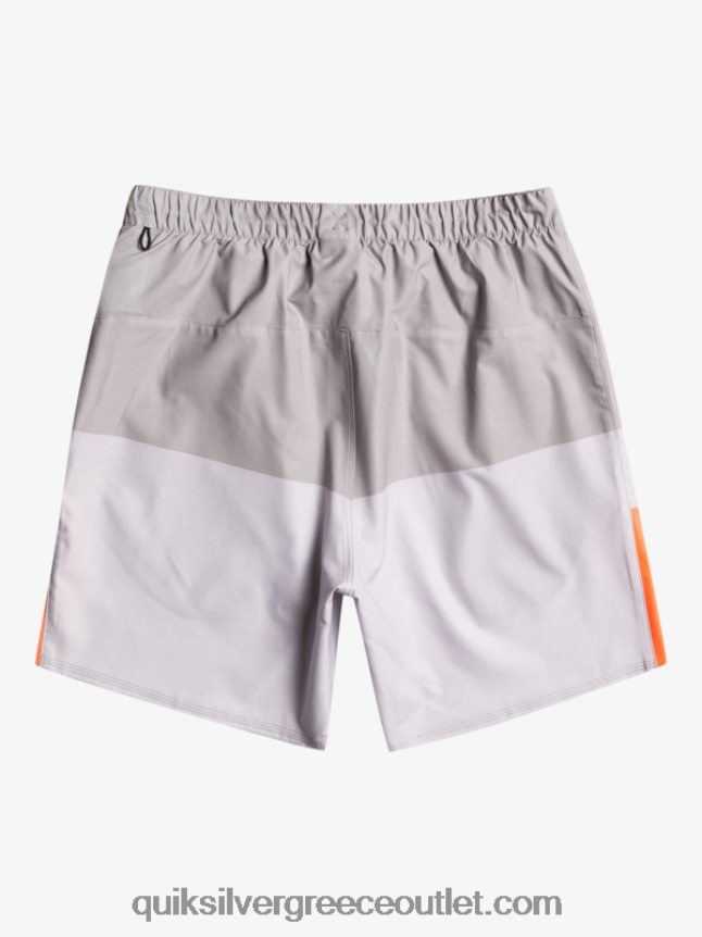 omni stretch 17 σορτς προπόνησης Quiksilver άνδρες 66LP84828 γκρι βιολετί