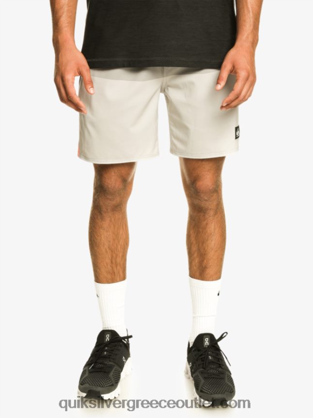 omni stretch 17 σορτς προπόνησης Quiksilver άνδρες 66LP84828 γκρι βιολετί