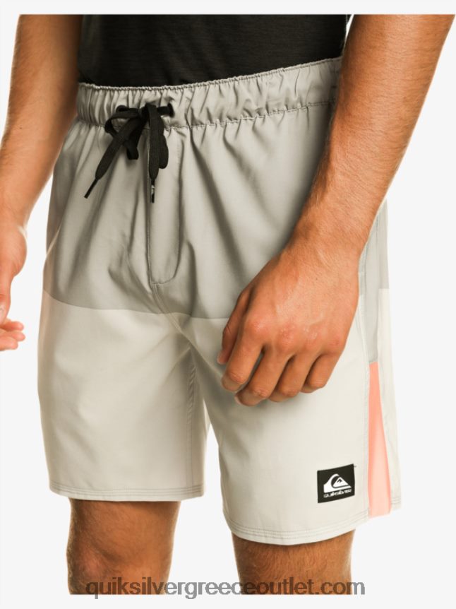 omni stretch 17 σορτς προπόνησης Quiksilver άνδρες 66LP84828 γκρι βιολετί