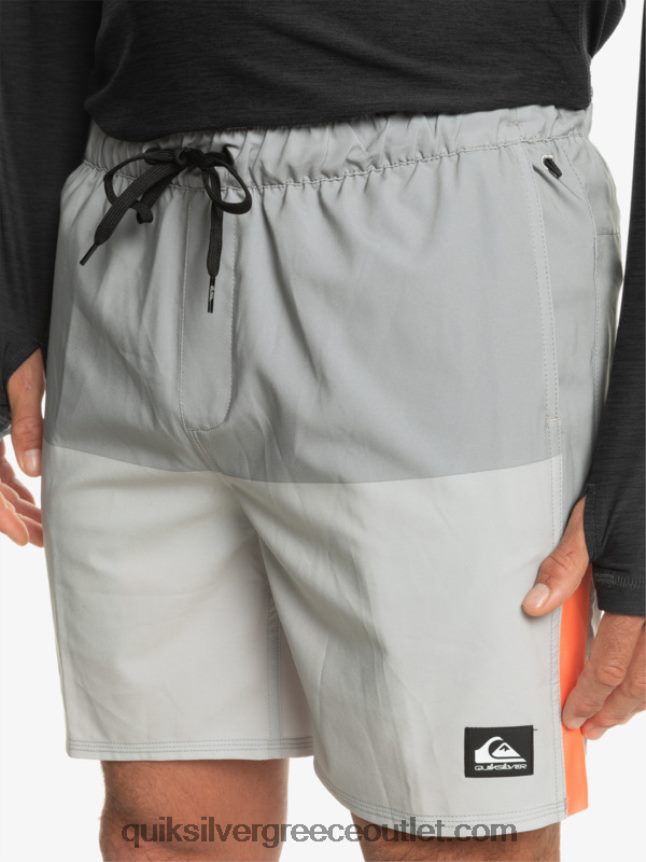 omni stretch 17 σορτς προπόνησης Quiksilver άνδρες 66LP84828 γκρι βιολετί