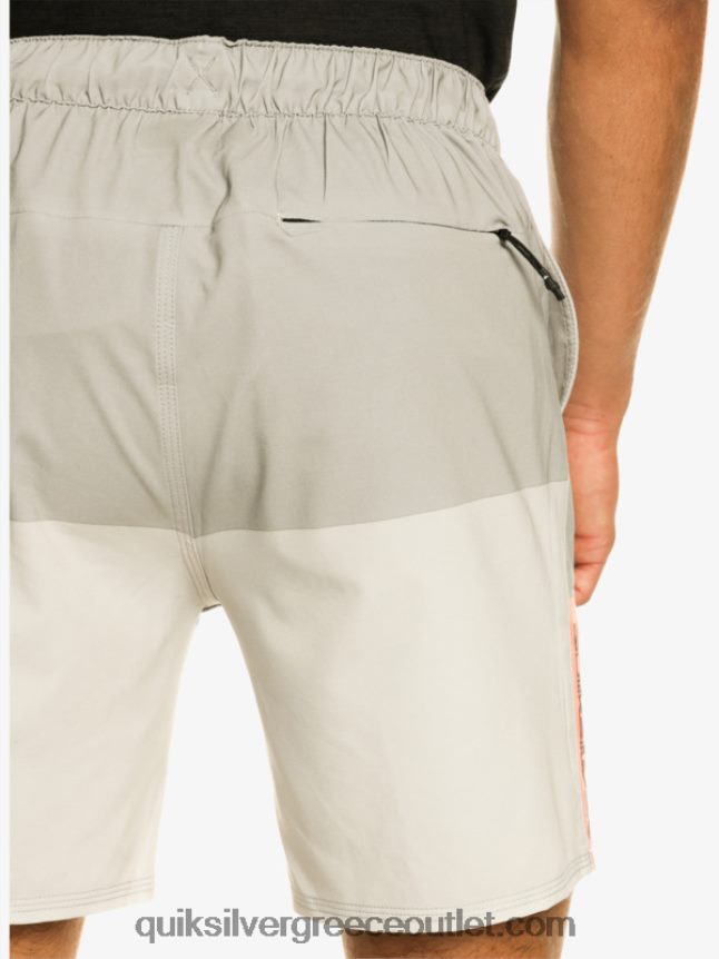 omni stretch 17 σορτς προπόνησης Quiksilver άνδρες 66LP84828 γκρι βιολετί