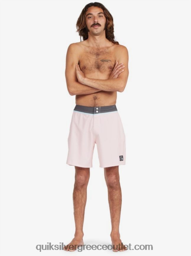 μασίφ snap 17 ανακυκλωμένα boardshort Quiksilver άνδρες 66LP841829 απαλό ροζ