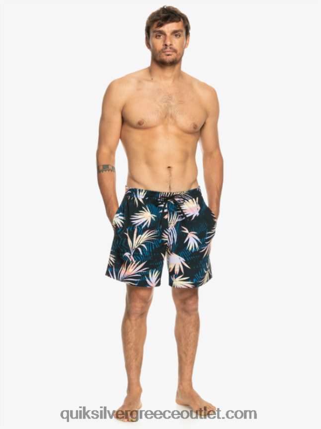 μείγμα surfsilk 17 βόλια Quiksilver άνδρες 66LP84634 μαύρος