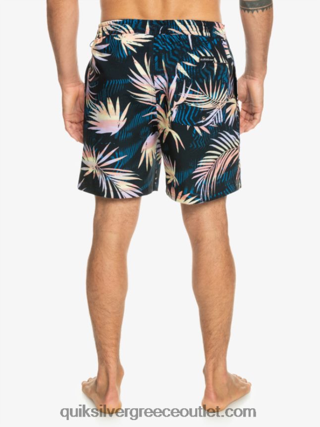 μείγμα surfsilk 17 βόλια Quiksilver άνδρες 66LP84634 μαύρος