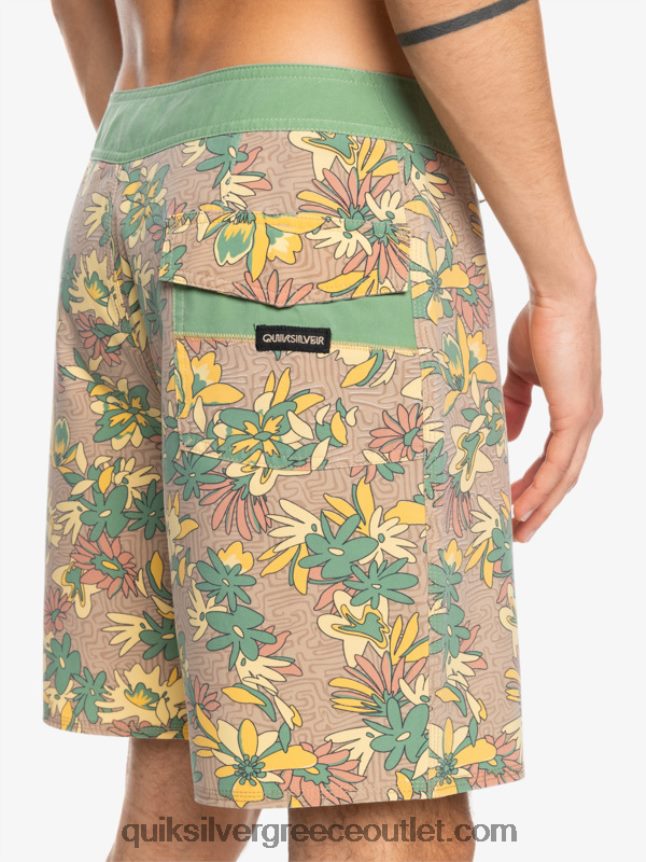surfsilk έπλυνε 18 σανίδες Quiksilver άνδρες 66LP841754 χρυσή ράβδος