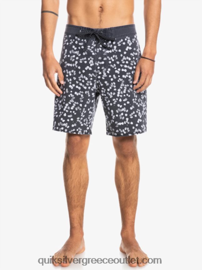 surfsilk έπλυνε 18 σανίδες Quiksilver άνδρες 66LP841755 μαύρος