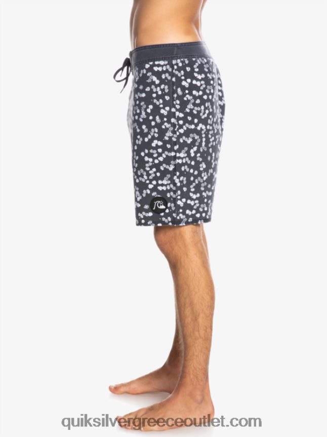 surfsilk έπλυνε 18 σανίδες Quiksilver άνδρες 66LP841755 μαύρος
