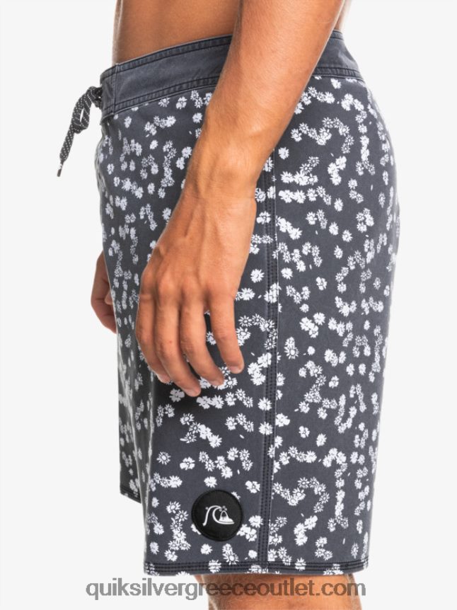 surfsilk έπλυνε 18 σανίδες Quiksilver άνδρες 66LP841755 μαύρος