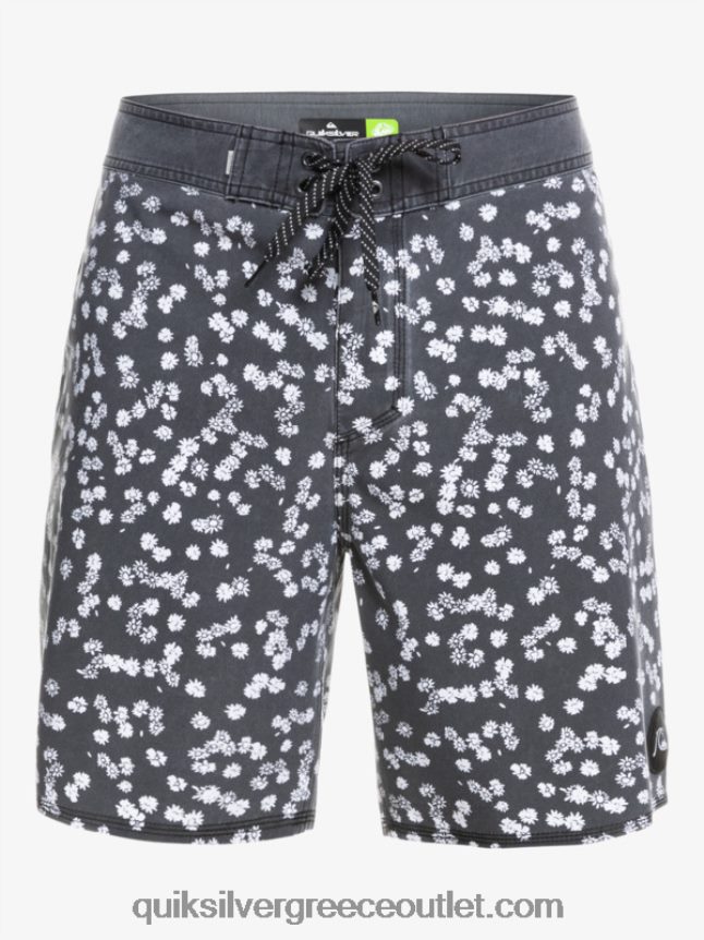 surfsilk έπλυνε 18 σανίδες Quiksilver άνδρες 66LP841755 μαύρος