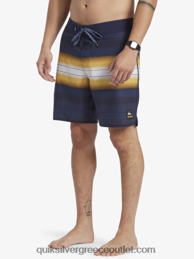 σορτς surfsilk 18 boardshort Quiksilver x Pacifico άνδρες 66LP8413 ναυτικό μπλέιζερ