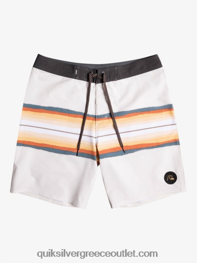 Σορτς σανίδα απόχρωση ρητίνης surfsilk 19 Quiksilver άνδρες 66LP841445 αντίκα λευκό