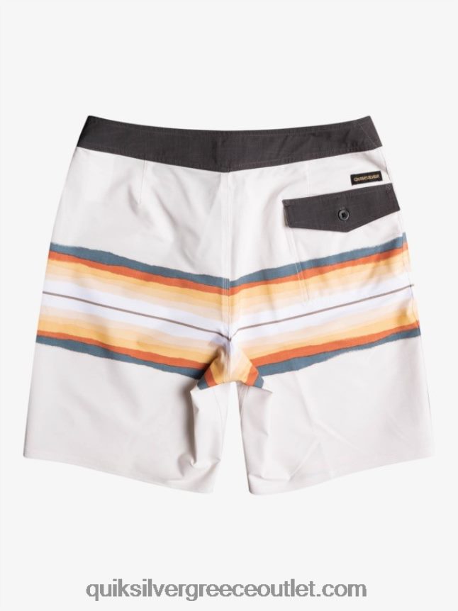 Σορτς σανίδα απόχρωση ρητίνης surfsilk 19 Quiksilver άνδρες 66LP841445 αντίκα λευκό