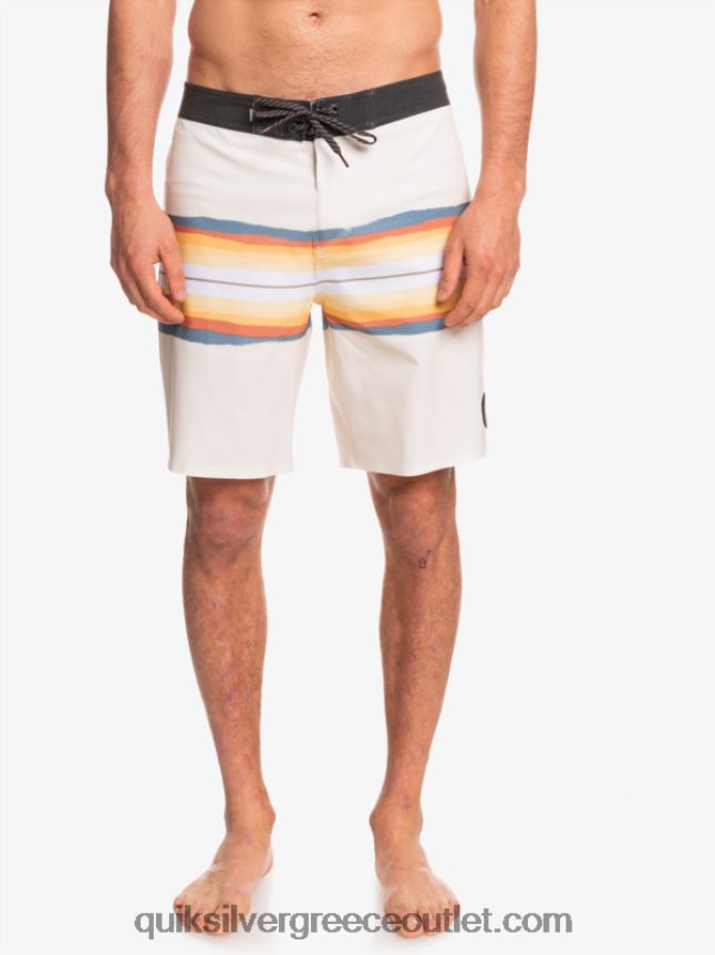Σορτς σανίδα απόχρωση ρητίνης surfsilk 19 Quiksilver άνδρες 66LP841445 αντίκα λευκό