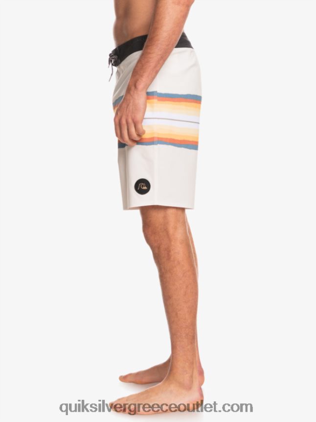 Σορτς σανίδα απόχρωση ρητίνης surfsilk 19 Quiksilver άνδρες 66LP841445 αντίκα λευκό