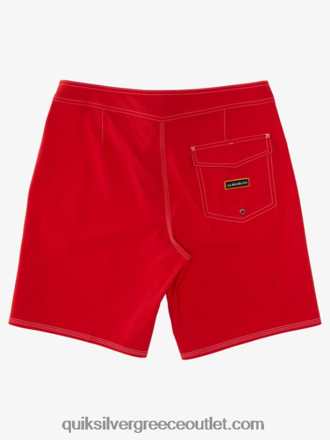 σαγόνια surfsilk 19 boardshort Quiksilver άνδρες 66LP841125 κόκκινο υψηλού κινδύνου