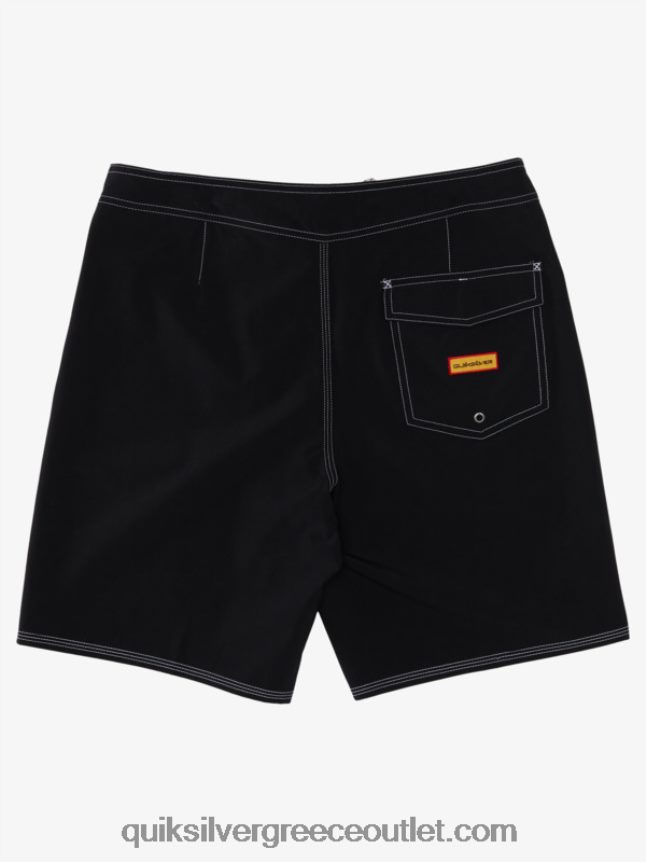 σαγόνια surfsilk 19 boardshort Quiksilver άνδρες 66LP841126 μαύρος