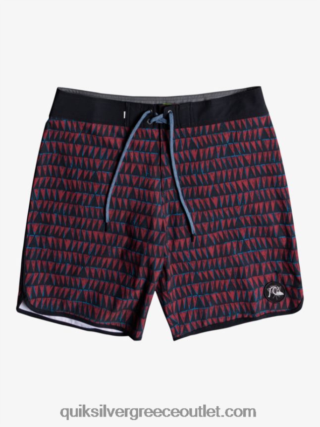 surfsilk Χτένι Χαβάης 19 boardshort Quiksilver άνδρες 66LP841322 ρουμπίνι κρασί