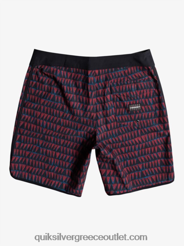 surfsilk Χτένι Χαβάης 19 boardshort Quiksilver άνδρες 66LP841322 ρουμπίνι κρασί