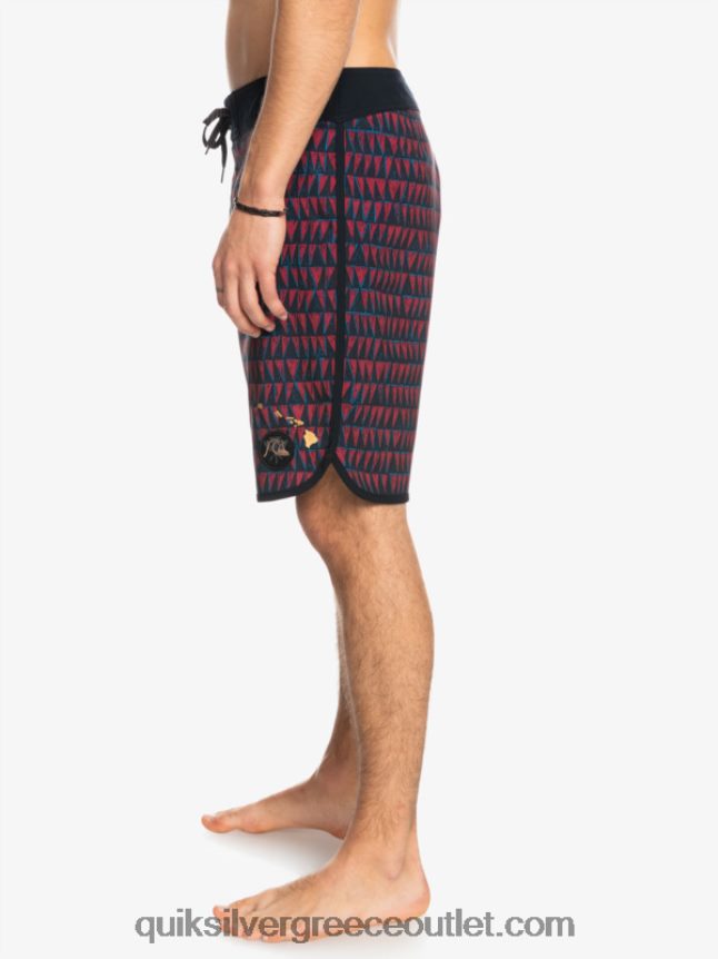 surfsilk Χτένι Χαβάης 19 boardshort Quiksilver άνδρες 66LP841322 ρουμπίνι κρασί