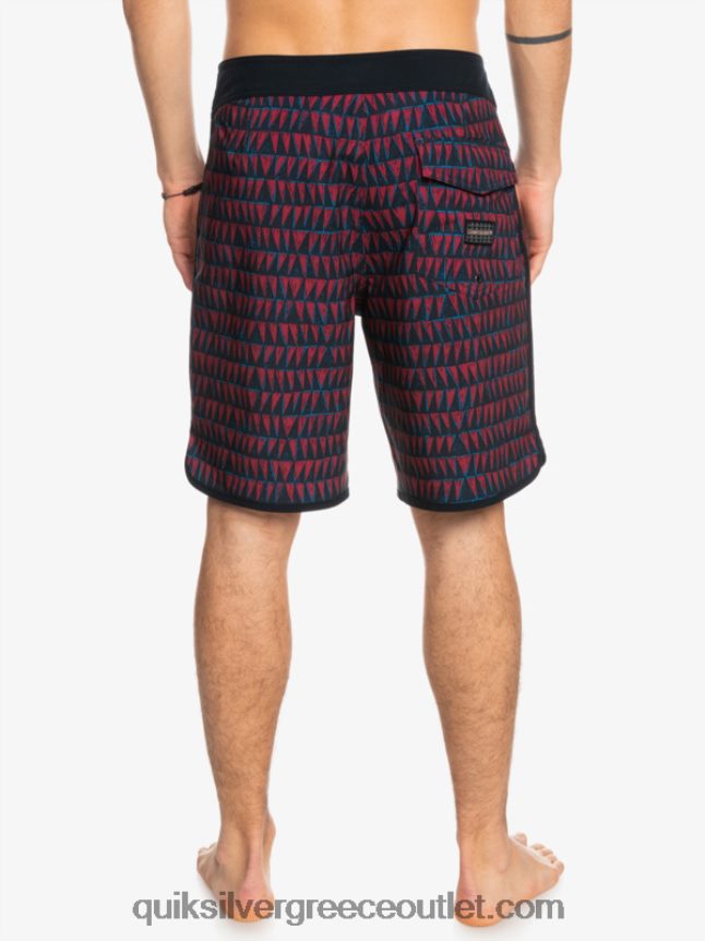 surfsilk Χτένι Χαβάης 19 boardshort Quiksilver άνδρες 66LP841322 ρουμπίνι κρασί