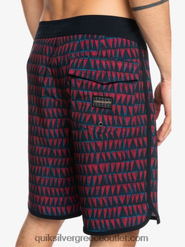 surfsilk Χτένι Χαβάης 19 boardshort Quiksilver άνδρες 66LP841322 ρουμπίνι κρασί