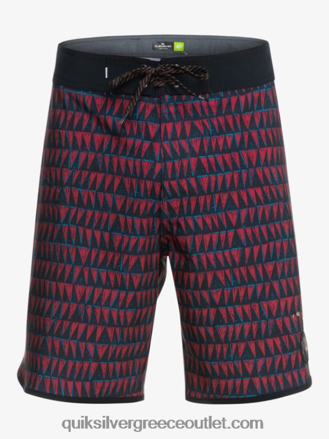 surfsilk Χτένι Χαβάης 19 boardshort Quiksilver άνδρες 66LP841322 ρουμπίνι κρασί
